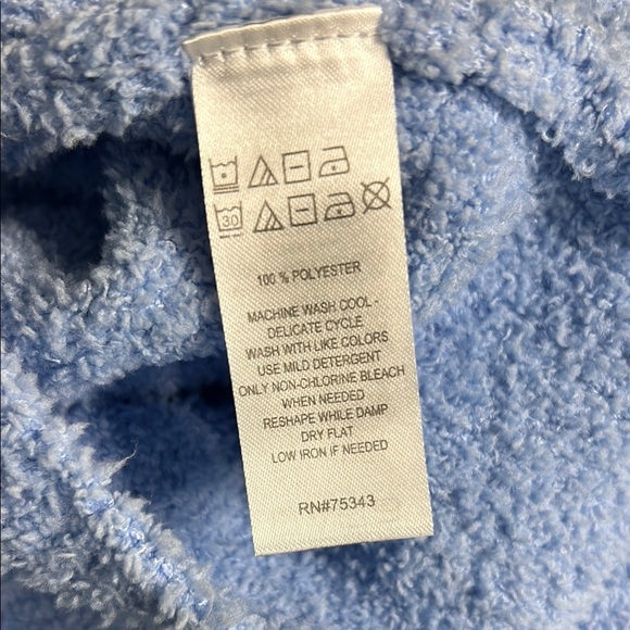 Sincerely Jules Blue Cowl Neck Sweater Relaxed Fit - Picture 4 of 4